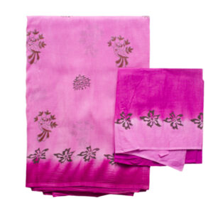 Super Net Baby Pink And Magenta Saree